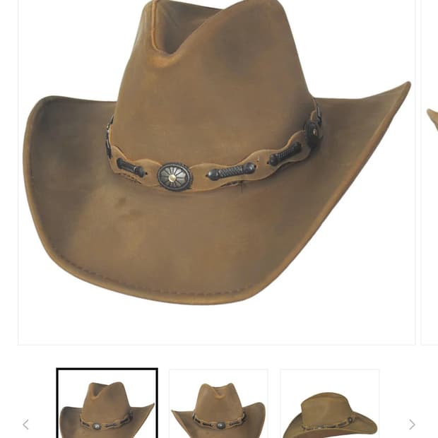 스탯슨 가죽모자 xl