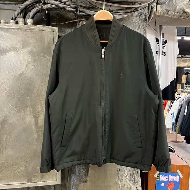 입생로랑 블루종 자켓 딥그린 95 #csz1885