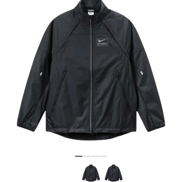 나이키 x 스투시 NRG FL 스톰핏 자켓 블랙 (L)