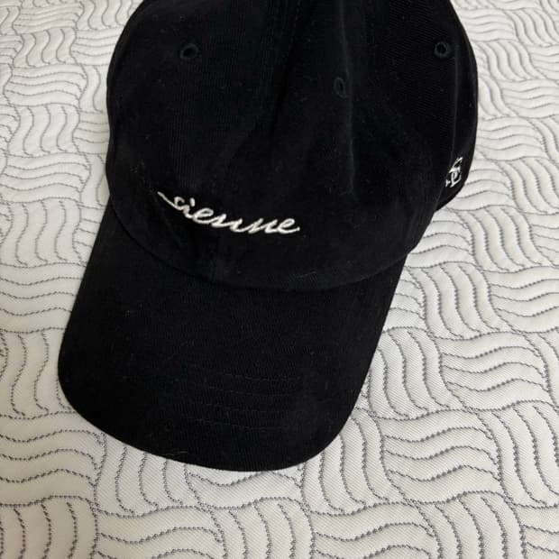 시엔느 볼캡 모자 블랙