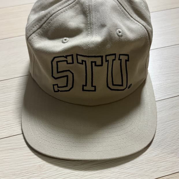 스투시 STU 볼캡 베이지