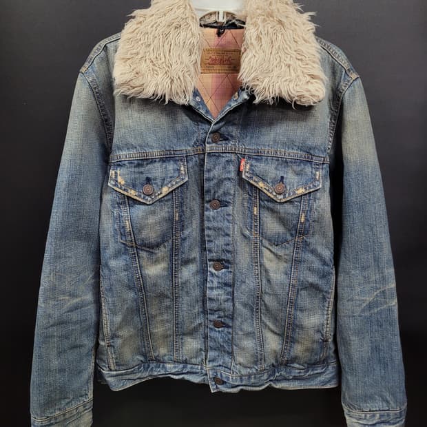 리바이스 빈티지 쉐르파 데님 트러커 자켓 