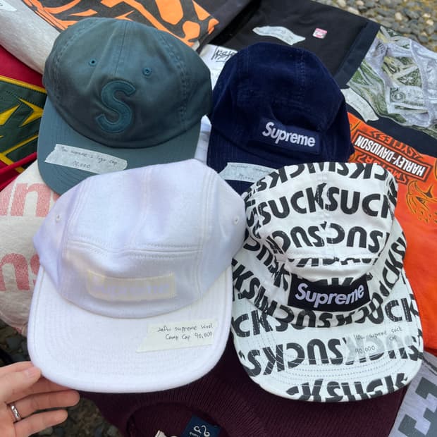 슈프림 캠프캡 모자 캡