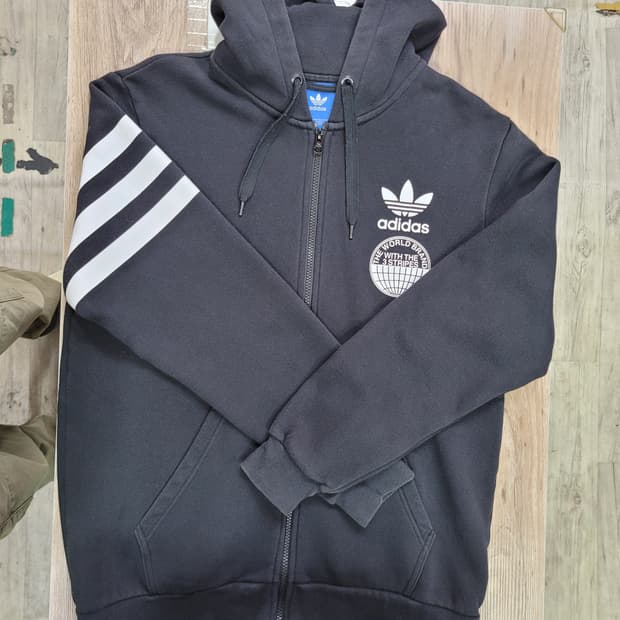 Adidas Street Graph FZ 아디다스 삼선 기모 후드 집업