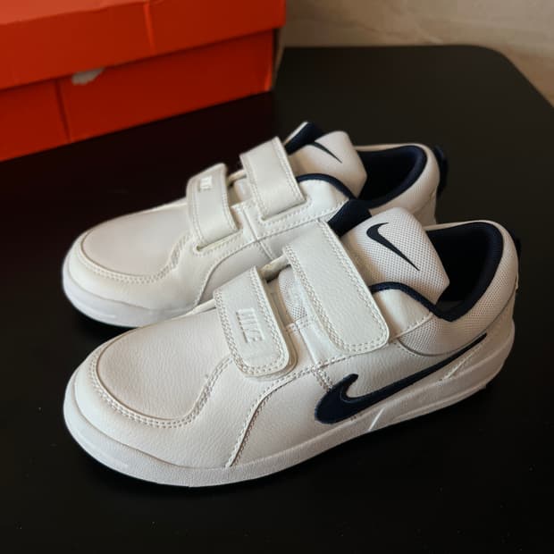 [205mm] 나이키 피코 4 PS '화이트 네이비' (454500-10