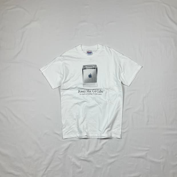 90‘s 애플 power mac g4 cube 반팔티