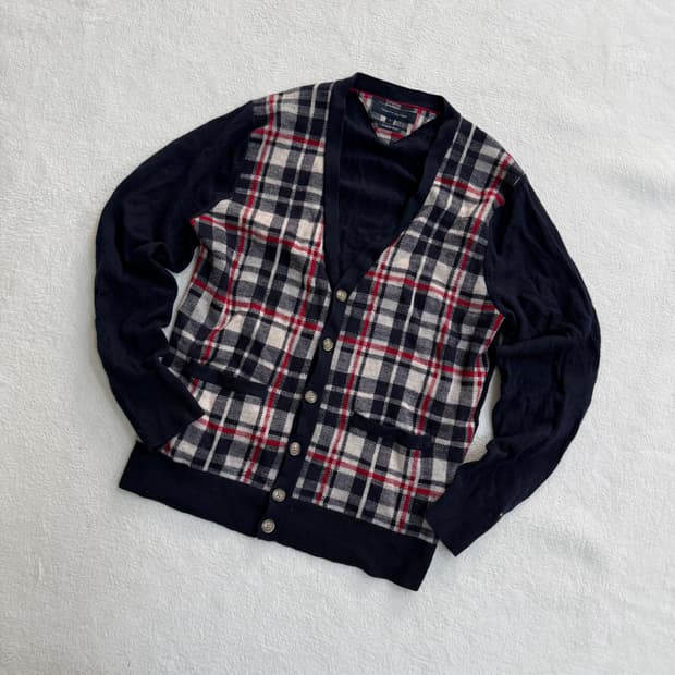 L 타미힐피거 울 니트 가디건 0401T