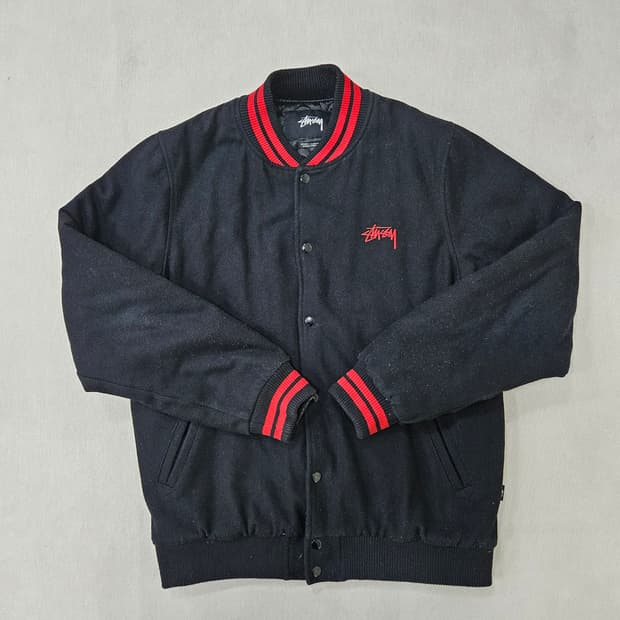 M 정품 스투시 울 바시티 자켓 0316Y