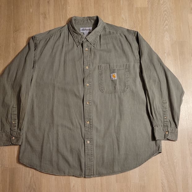 칼하트 헤링본트윌 워크 셔츠