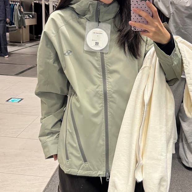 산산기어 지퍼 자켓 제이드