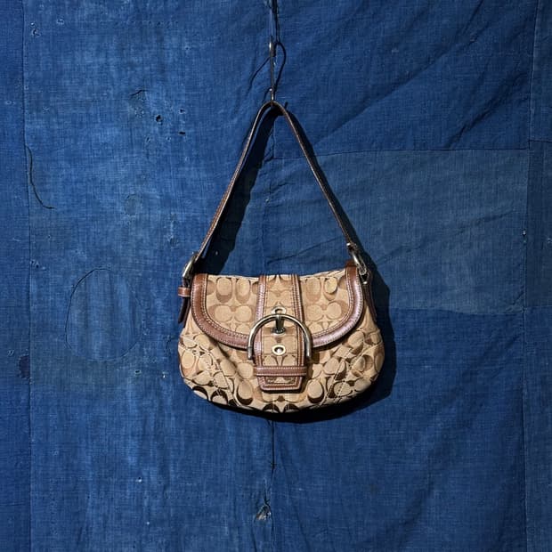 OS ) COACH Jacquard Soho Mini Bag