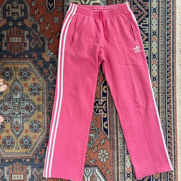 아디다스 파이어버드 핑크 기모 90