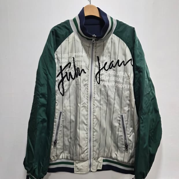 L/105) FUBU 푸부 올드스쿨 양면 점퍼 팝니다