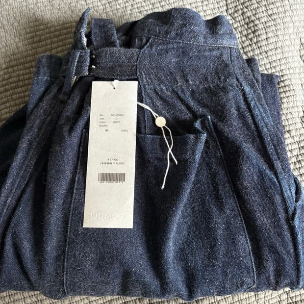 코모리 데님오버팬츠(navy, 2)
