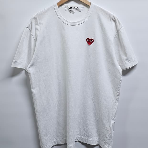 꼼데가르송 레드와펜 반팔 티셔츠 2XL