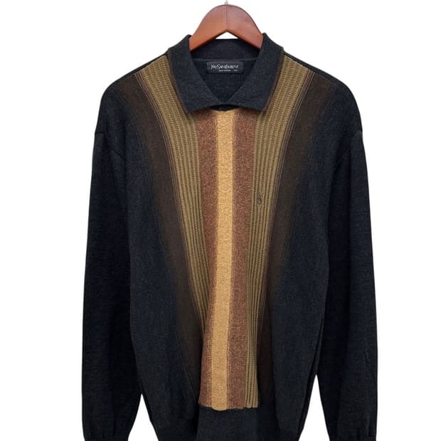 00s YSL 생로랑 울니트 차콜  (L) 