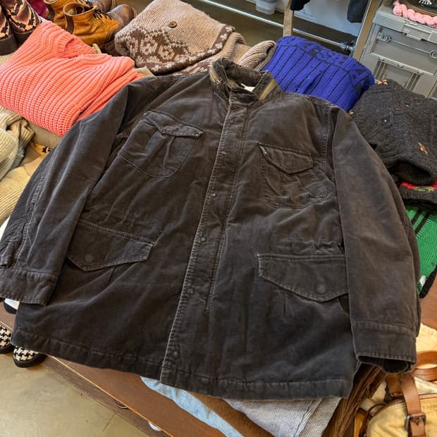 BUNDESWEAR 벨루어 M65 다크 챠콜 밀리터리 자켓