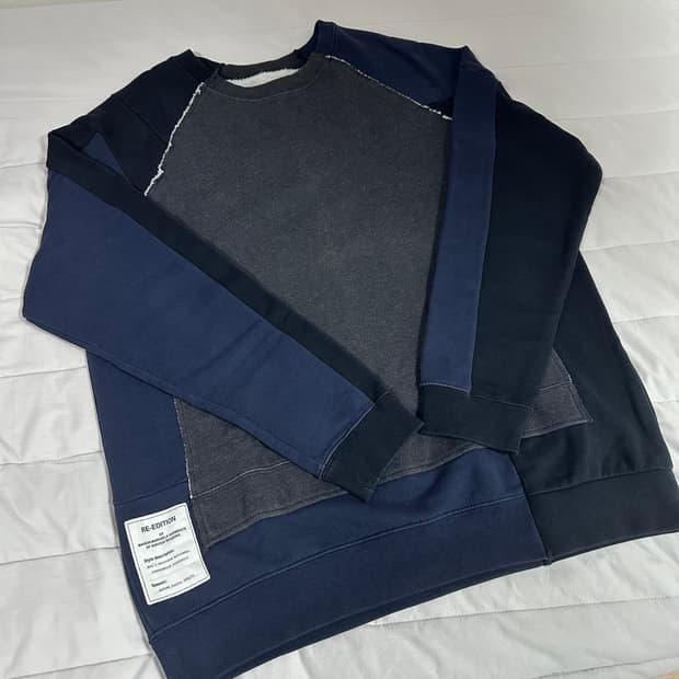 마르지엘라 17ss 리에디션 맨투맨 46 size