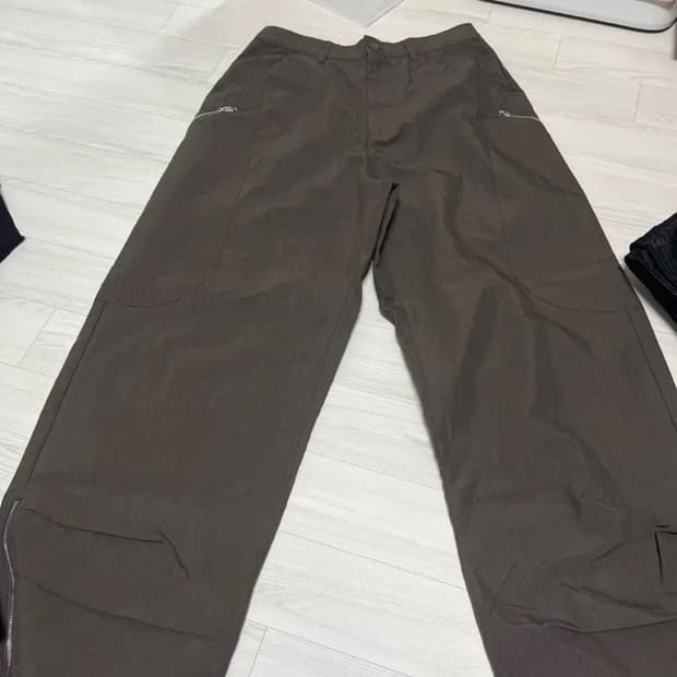 노운 유틸리티 카고 팬츠 utility cargo pants 0카키브라운