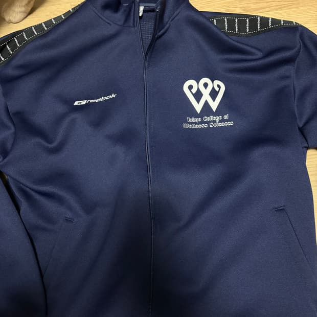 리복 일본 네이비 트랙세트 