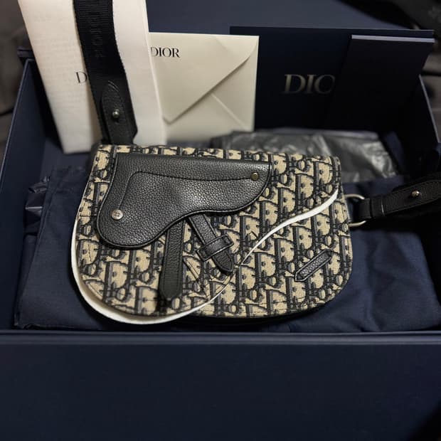 [풀구성] 디올 오블리크 새들백 크로스백