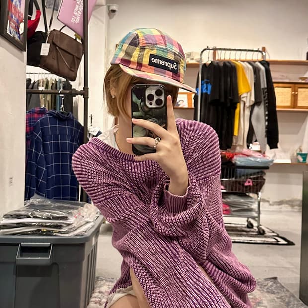 Supreme Madras Camp Cap