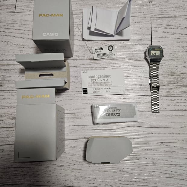 카시오x팩맨 A168WEPC-7AJR