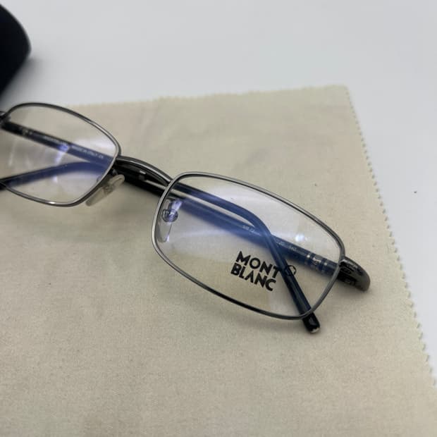 MONTBLANC 메탈 직사각 안경 MB 72 A36