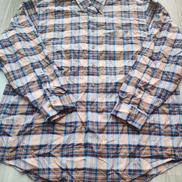 브룩스브라더스 체크 셔츠 XL