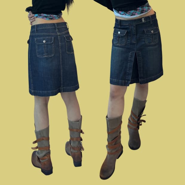 빈티지 카우걸 GAP 데님 스커트