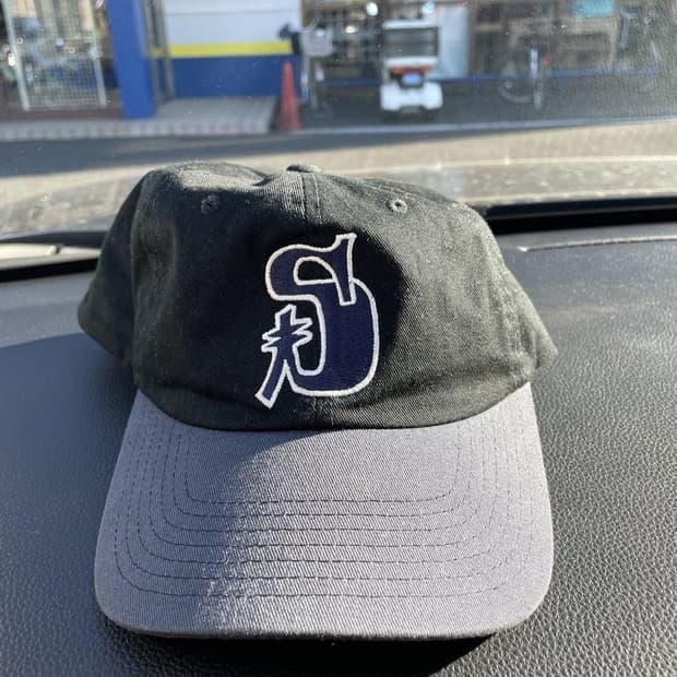 stussy 스투시 빈티지 S 로우 프로 캡 블랙 (재즈맨)