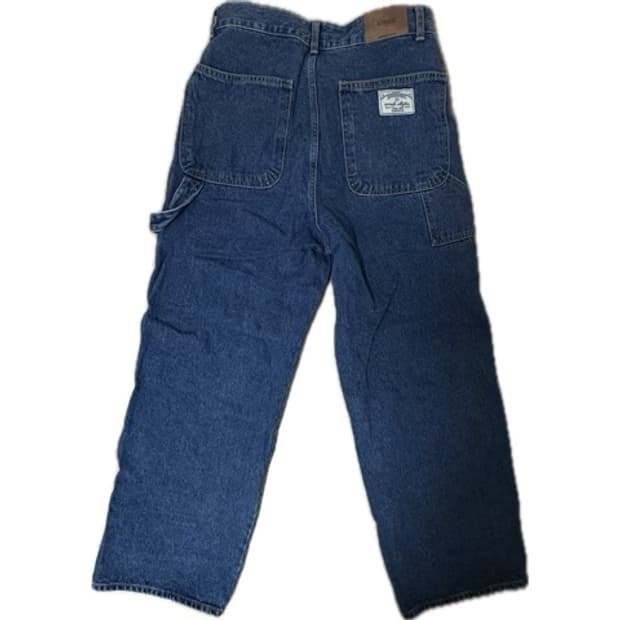 패치 카펜더 와이드 데님 팬츠 진청 판매