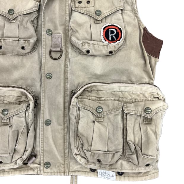 Polo safari shooting vest