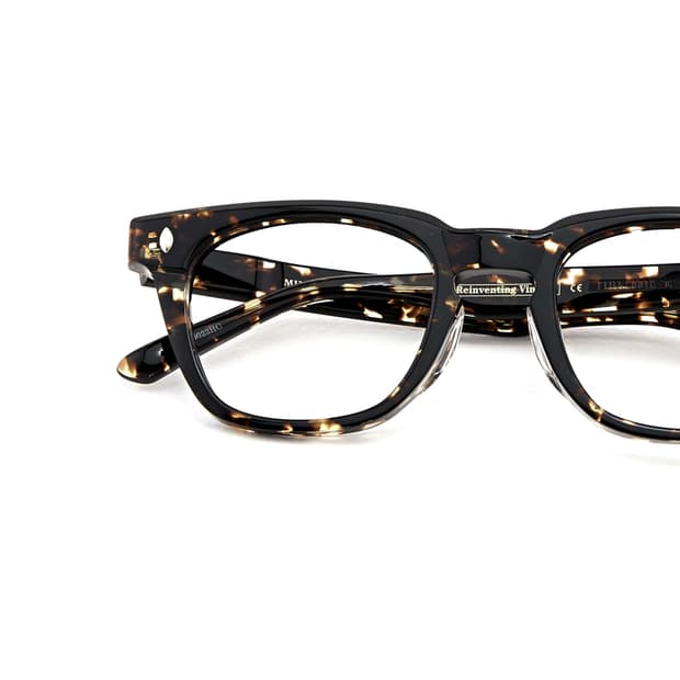 하바나 마호가니 스퀘어 안경 새제품(46사이즈)