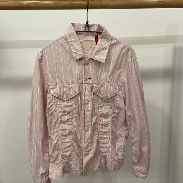 levis stripe shirt jacket