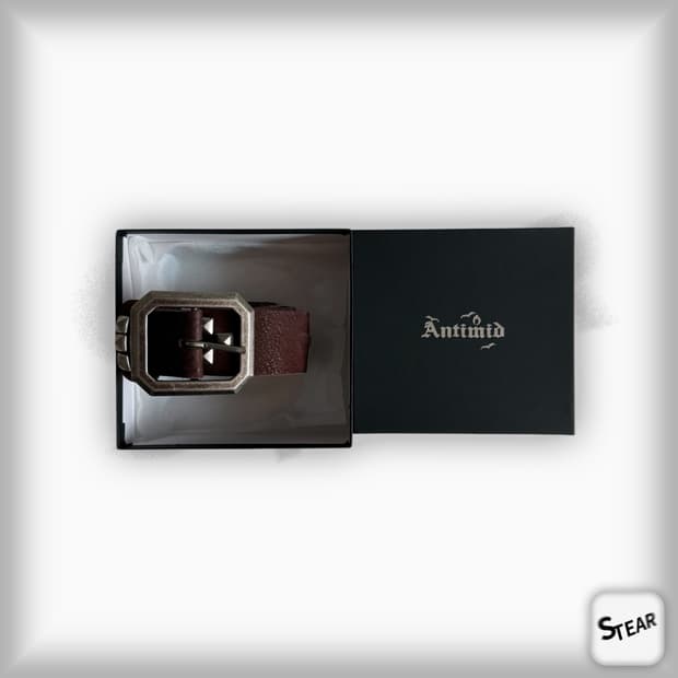 Antimid 스터드 벨드 브라운