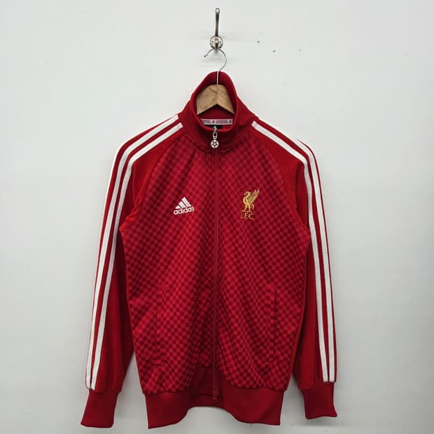 아디다스져지 리버풀 체크 트랙탑 레드 남s