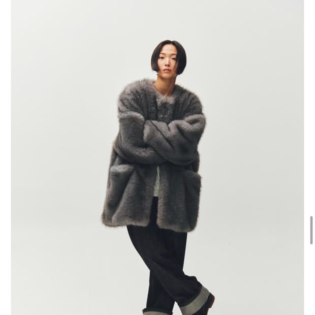 플리즈프로젝트 퍼자켓 새상품