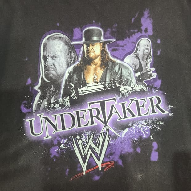 WWE 언더테이커 빈티지티셔츠