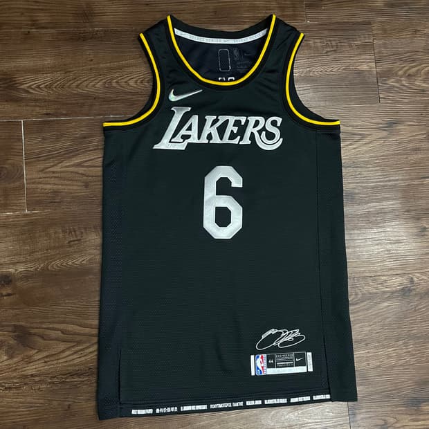 나이키 LA레이커스 르브론 제임스 농구 져지 유니폼