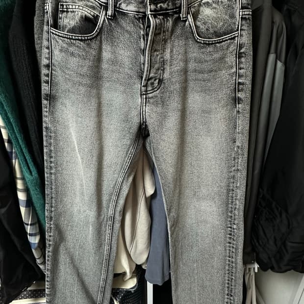 21fw 솔리드옴므 스트레이트 그레이 데님 48