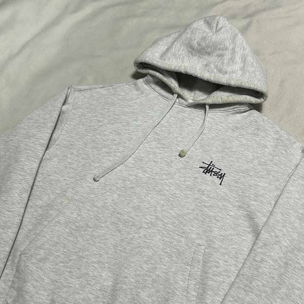 XL 스투시 빅로고 기모 후드티