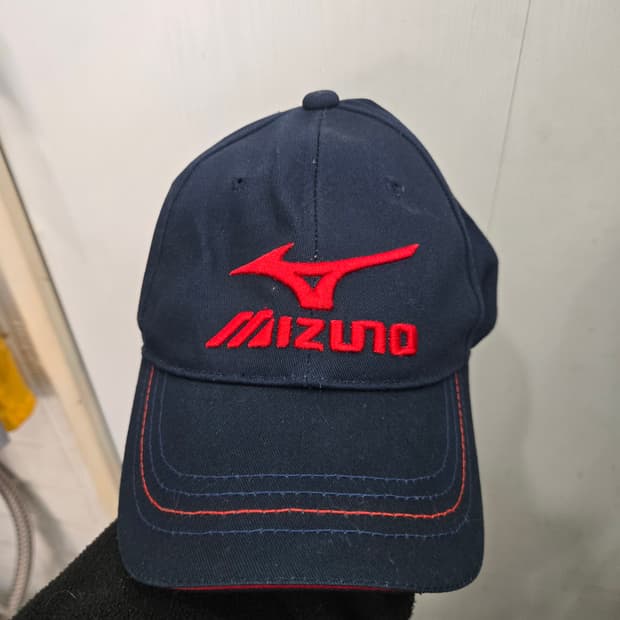 FREE사이즈)) MIZUNO 미즈노 볼캡 모자! 뒷부분 조절 가능O