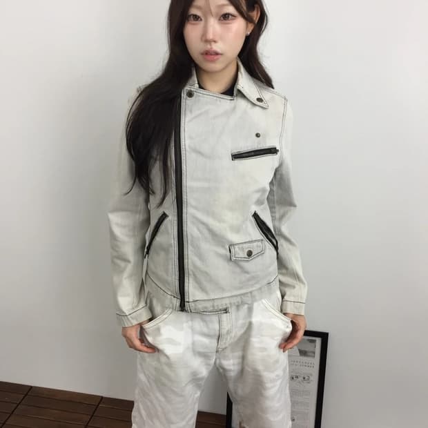 E Hyphen World Gallery Biker Jacket