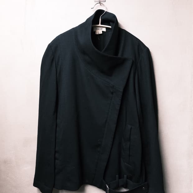 Helmut lang 사선 집 자켓 p