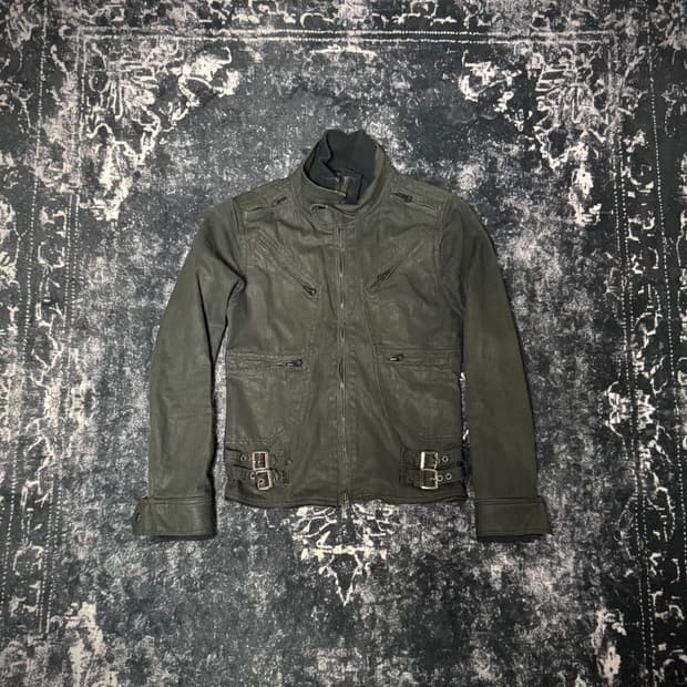 Fuga 00s rare coating rider jacket