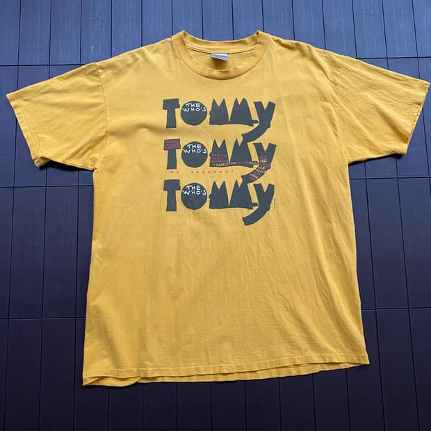 (XL) 90s the who tommy 더후 밴드티 티셔츠