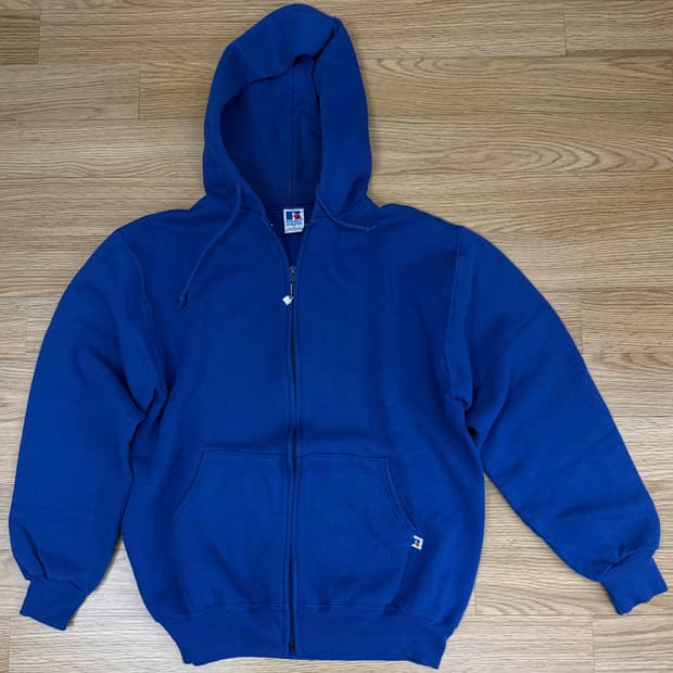 90s 러셀 후드집업 L