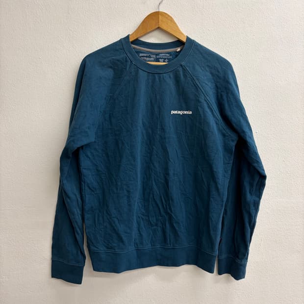 파타고니아 P-6로고 오가닉 크루 맨투맨(S)