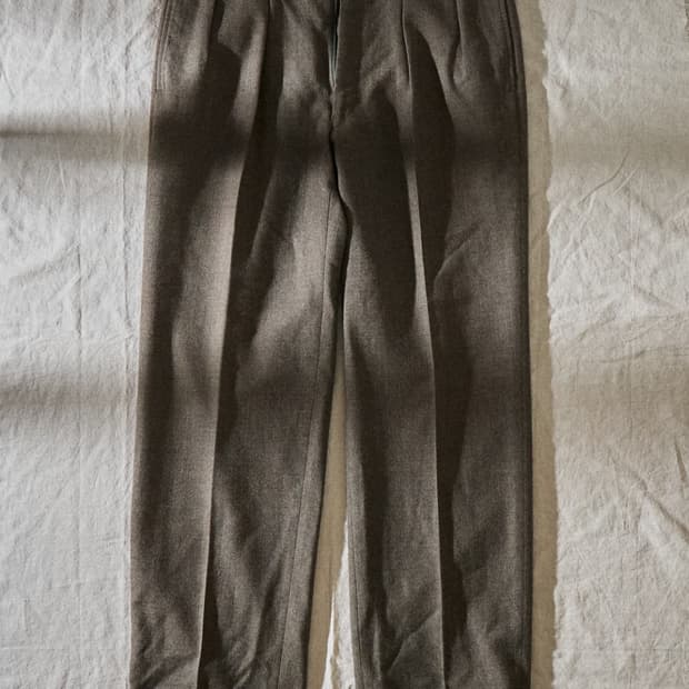 제이프레스 울 투턱 팬츠